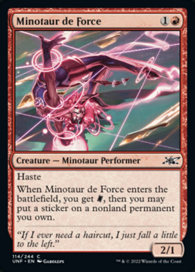 Minotaur de Force [Unfinity] | Magic Magpie