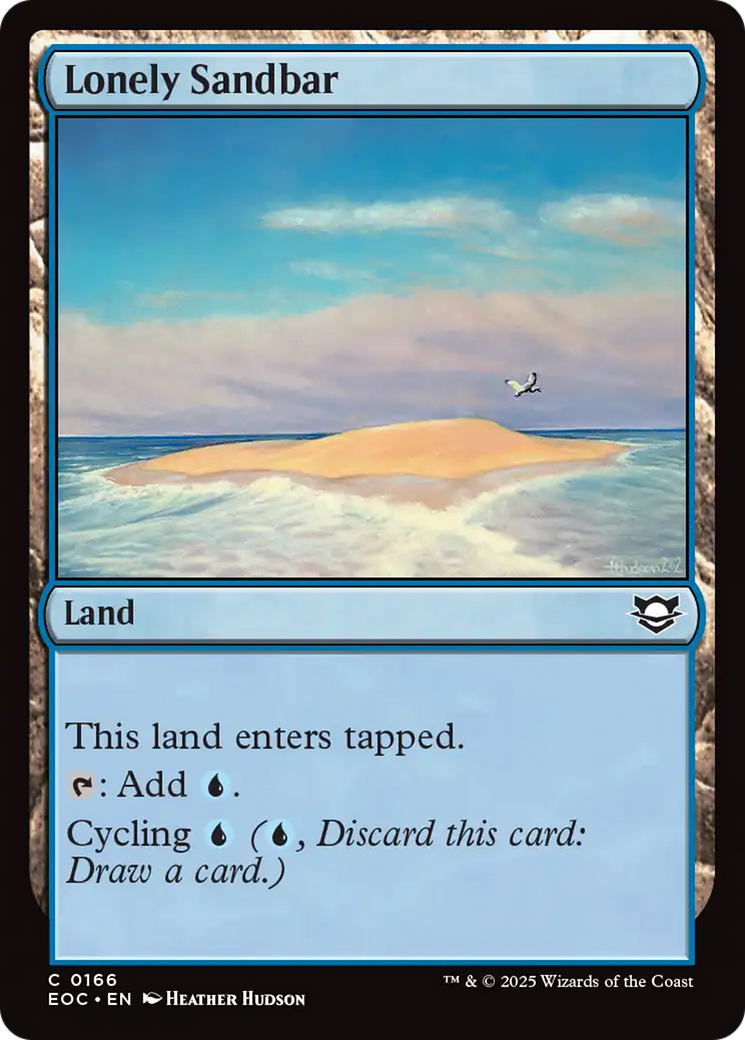 Lonely Sandbar [Edge of Eternities Commander] | Magic Magpie