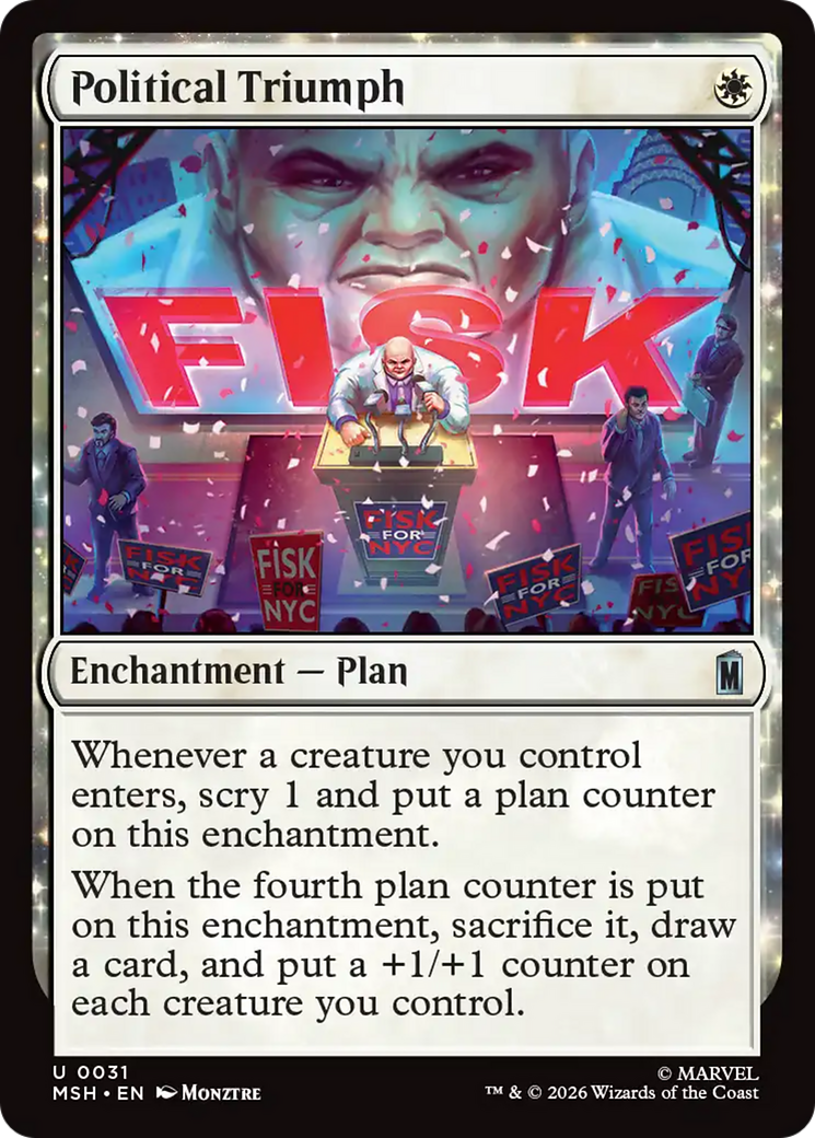 Political Triumph [Marvel Super Heroes] | Magic Magpie