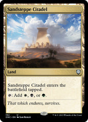 Sandsteppe Citadel [Phyrexia: All Will Be One Commander] | Magic Magpie