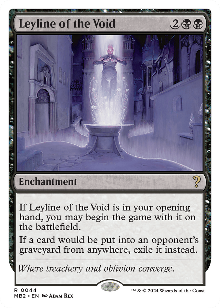 Leyline of the Void (White Border) [Mystery Booster 2] | Magic Magpie