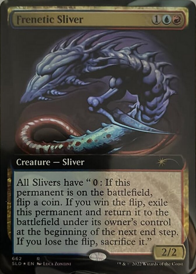 Frenetic Sliver (Extended Art) [Secret Lair Drop Promos] | Magic Magpie