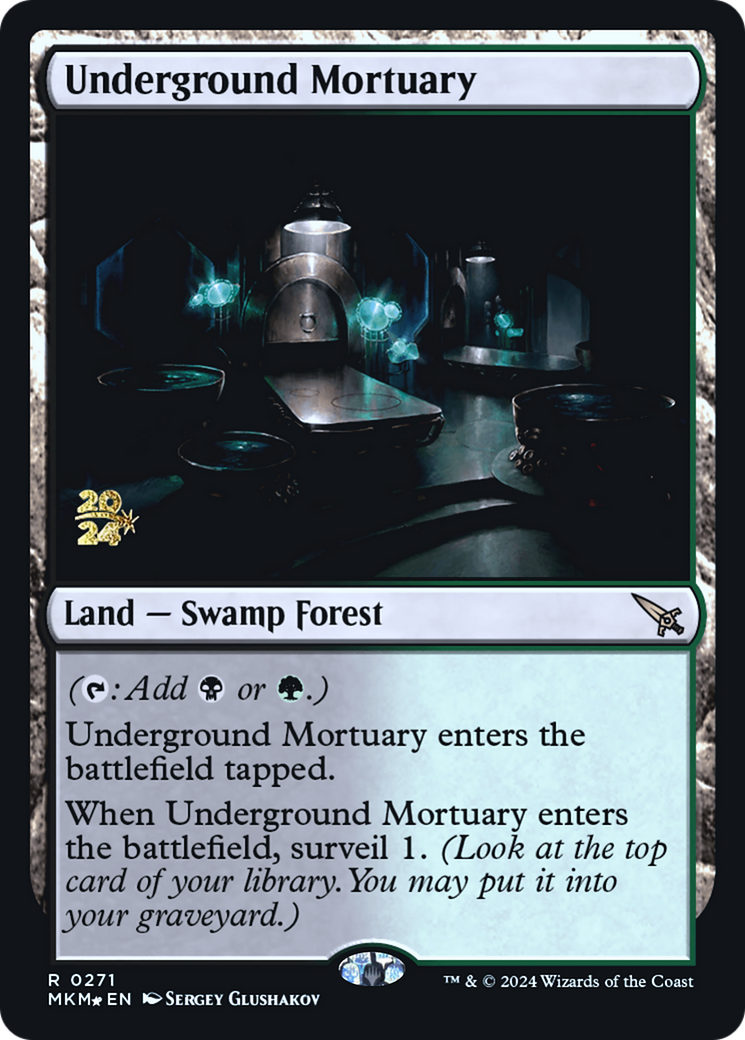 Underground Mortuary [Murders at Karlov Manor Prerelease Promos] | Magic Magpie