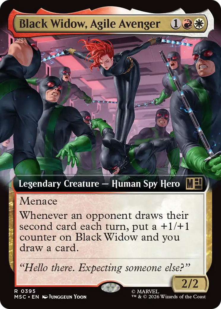 Black Widow, Agile Avenger (Extended Art) [Marvel Super Heroes Commander] | Magic Magpie