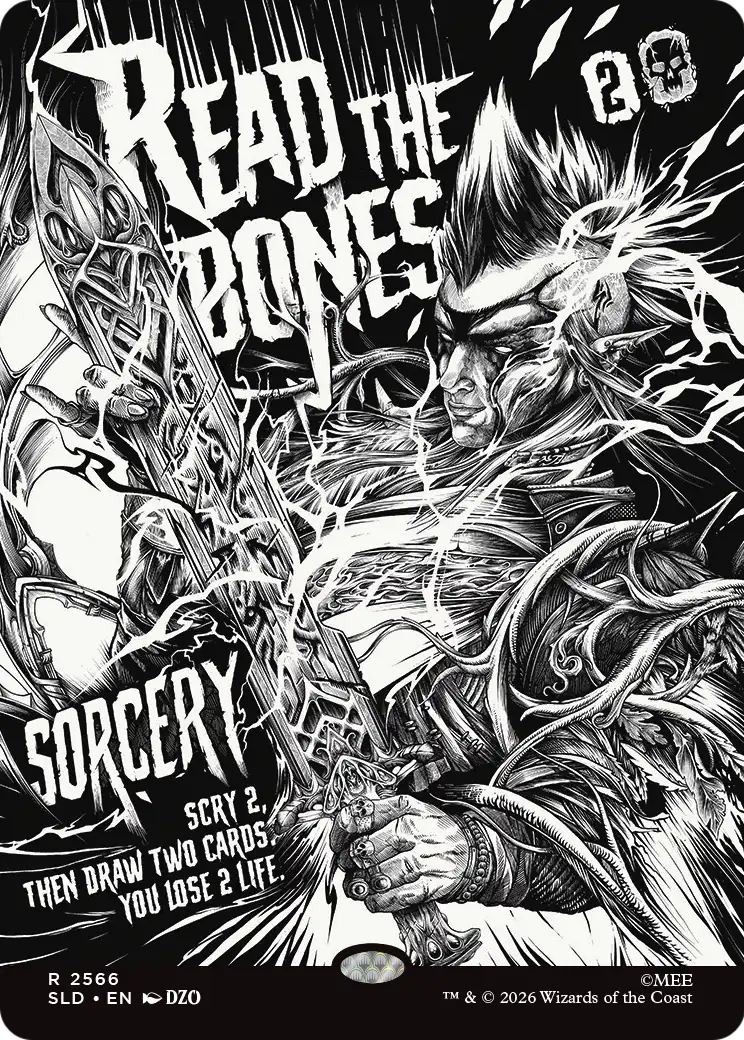 Read the Bones (2566) [Secret Lair Drop Series] | Magic Magpie