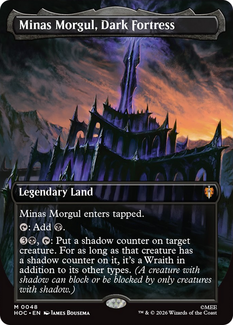 Minas Morgul, Dark Fortress (Borderless) [The Hobbit: Eternal-Legal] | Magic Magpie