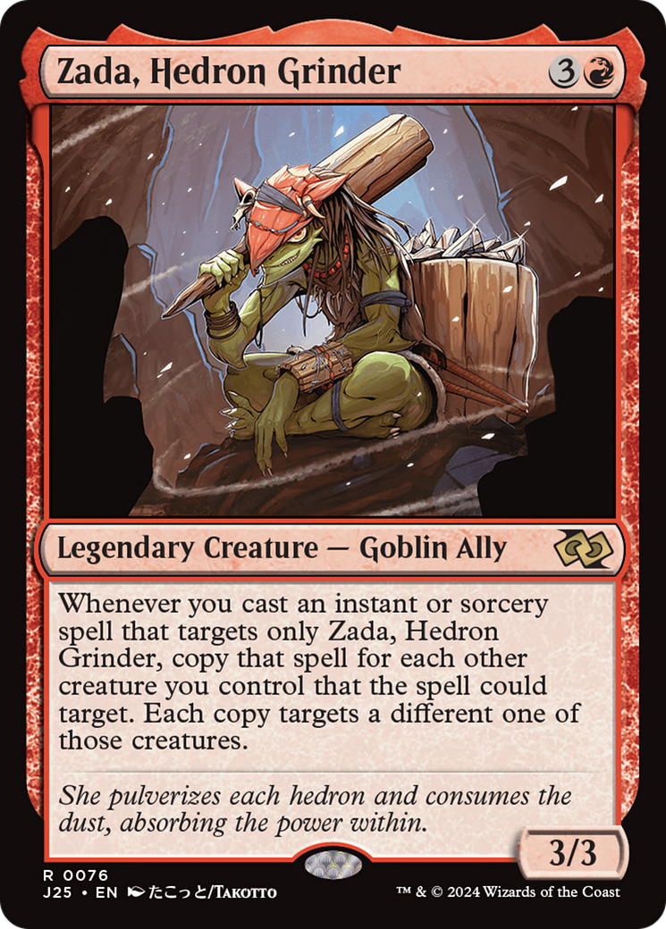 Zada, Hedron Grinder (Anime) [Foundations Jumpstart] | Magic Magpie