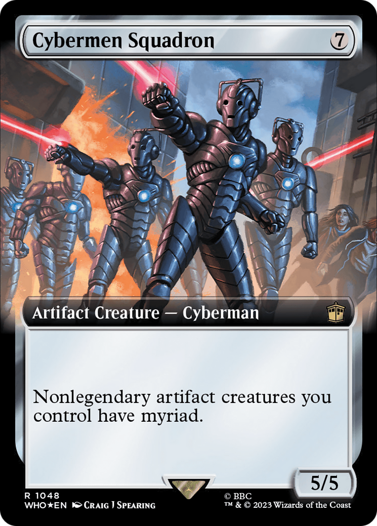 Cybermen Squadron (Extended Art) (Surge Foil) [Doctor Who] | Magic Magpie