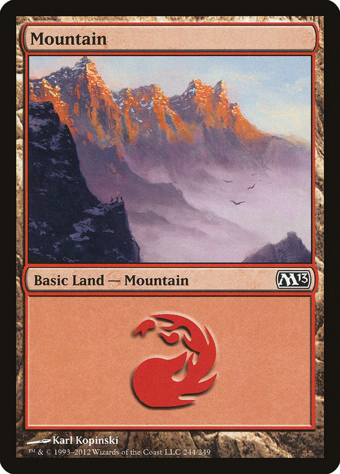 Mountain (244) [Magic 2013] | Magic Magpie