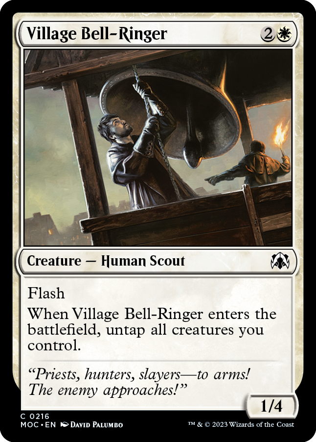 Village Bell-Ringer [March of the Machine Commander] | Magic Magpie