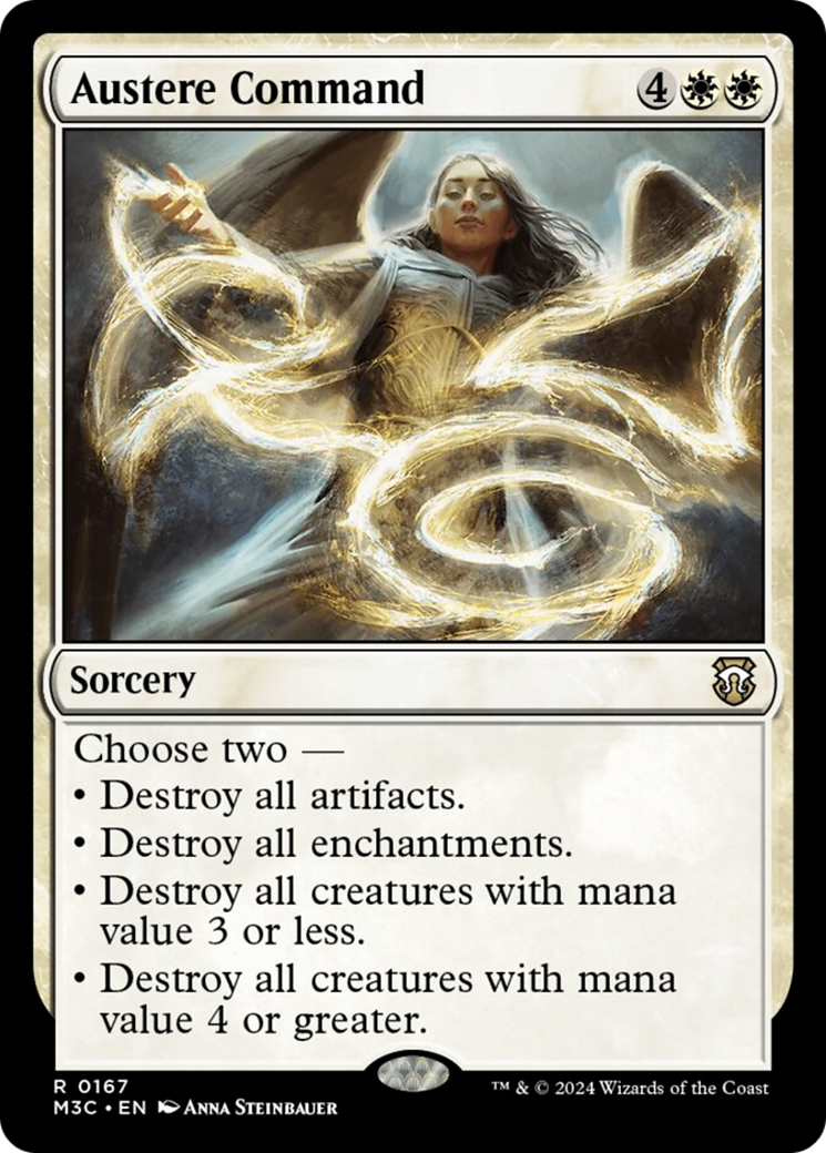Austere Command (Ripple Foil) [Modern Horizons 3 Commander] | Magic Magpie