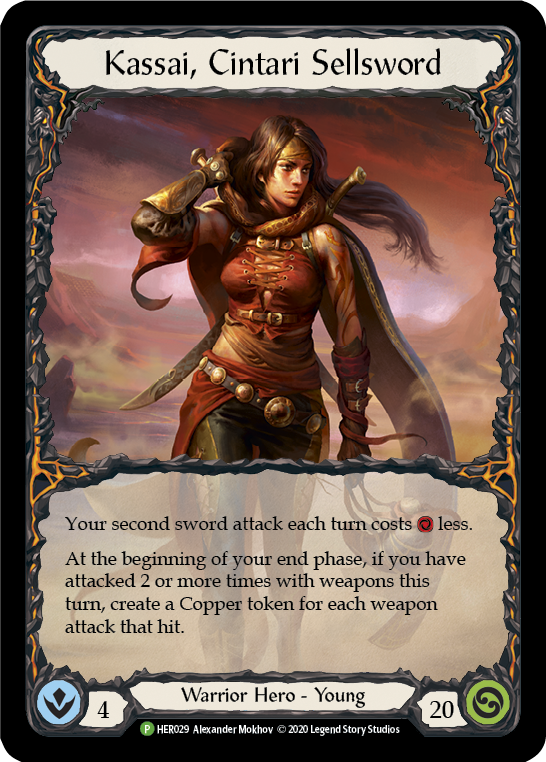 Kassai, Cintari Sellsword [HER029] (Promo)  Cold Foil | Magic Magpie