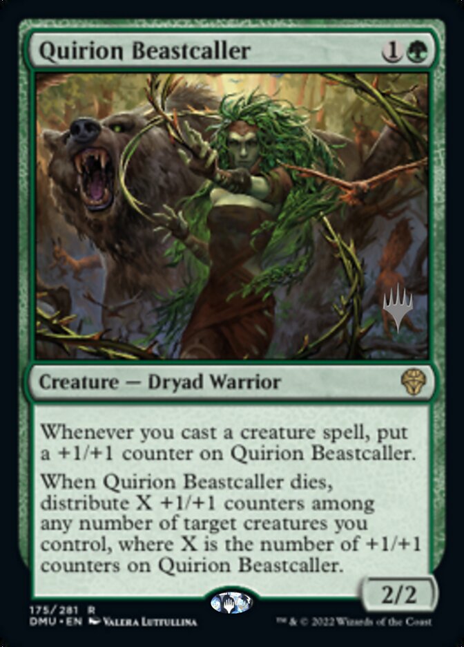 Quirion Beastcaller (Promo Pack) [Dominaria United Promos] | Magic Magpie