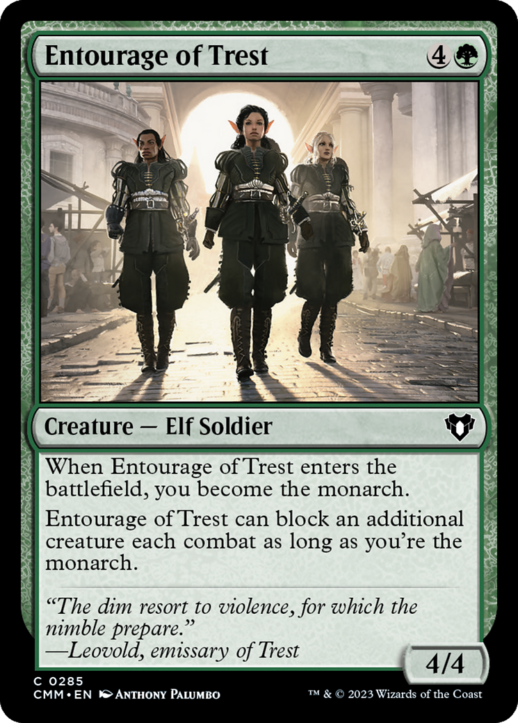 Entourage of Trest [Commander Masters] | Magic Magpie