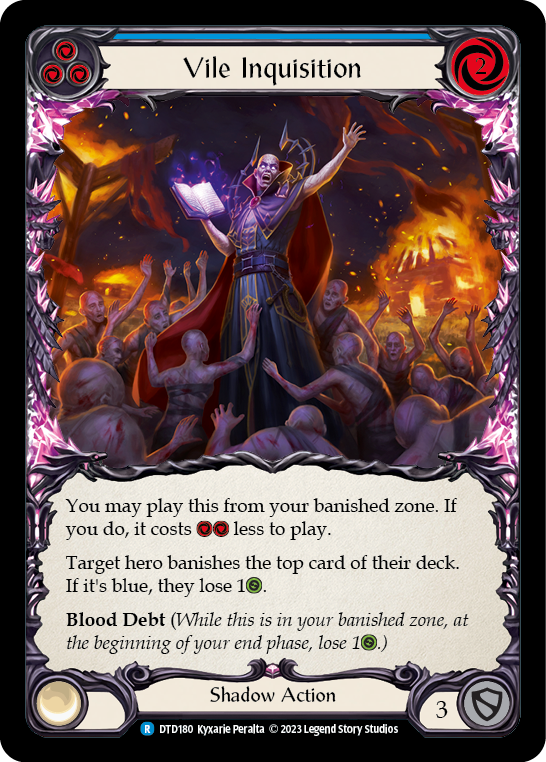 Vile Inquisition (Blue) [DTD180] (Dusk Till Dawn) | Magic Magpie