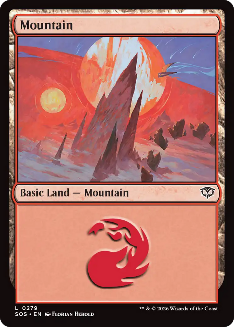 Mountain (0279) [Secrets of Strixhaven] | Magic Magpie