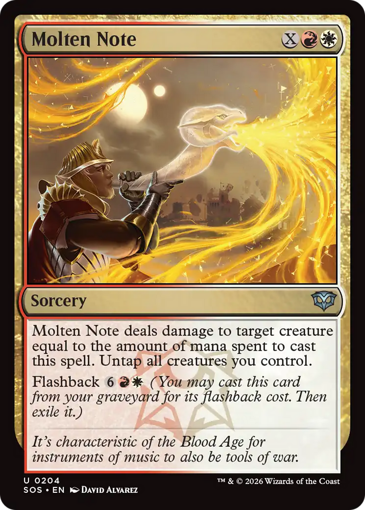 Molten Note [Secrets of Strixhaven] | Magic Magpie