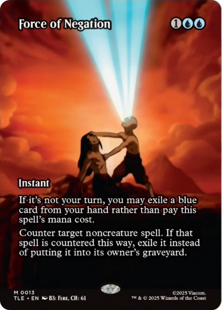 Force of Negation (Borderless) [Avatar: The Last Airbender: Eternal-Legal] | Magic Magpie