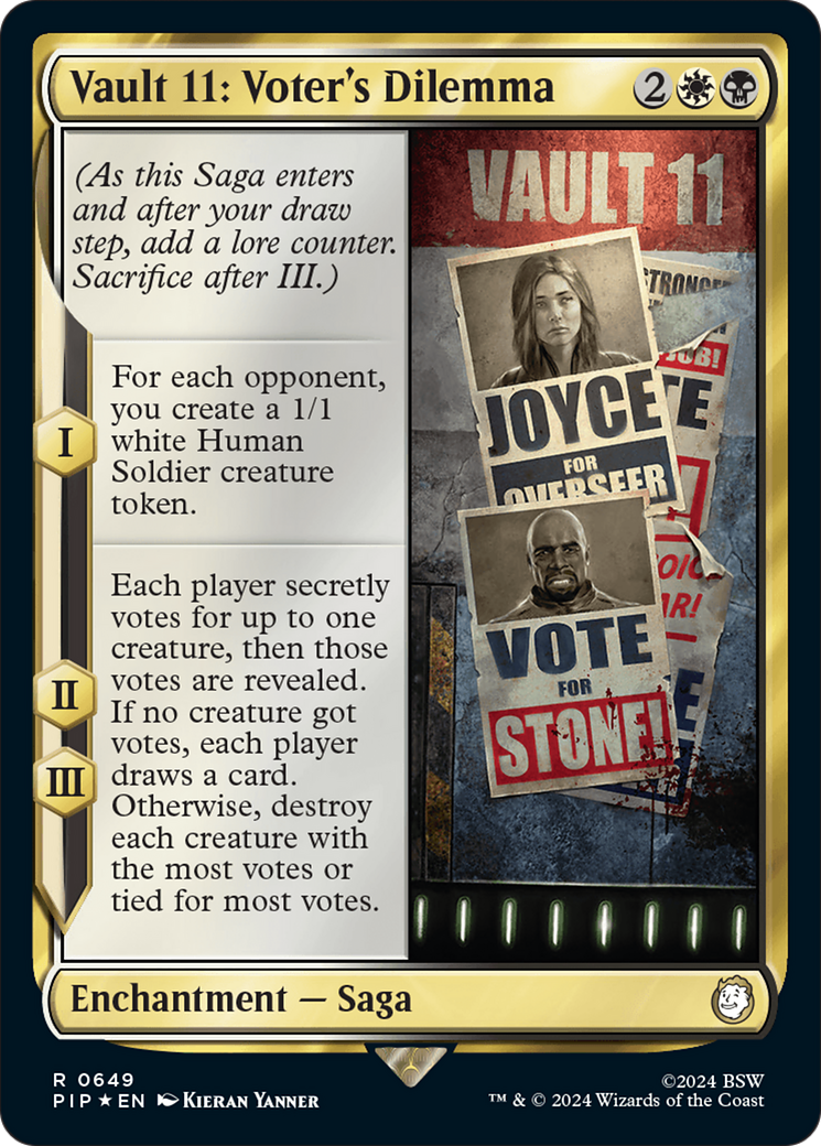 Vault 11: Voter's Dilemna (Surge Foil) [Fallout] | Magic Magpie