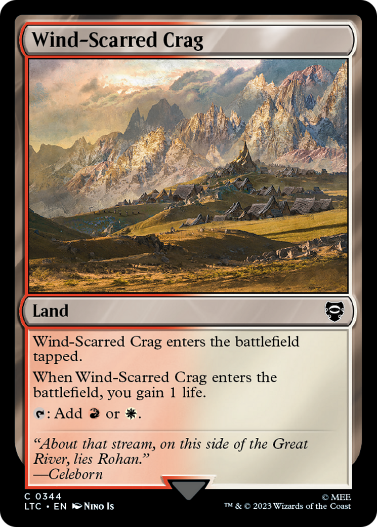 Wind-Scarred Crag [The Lord of the Rings: Tales of Middle-Earth Commander] | Magic Magpie