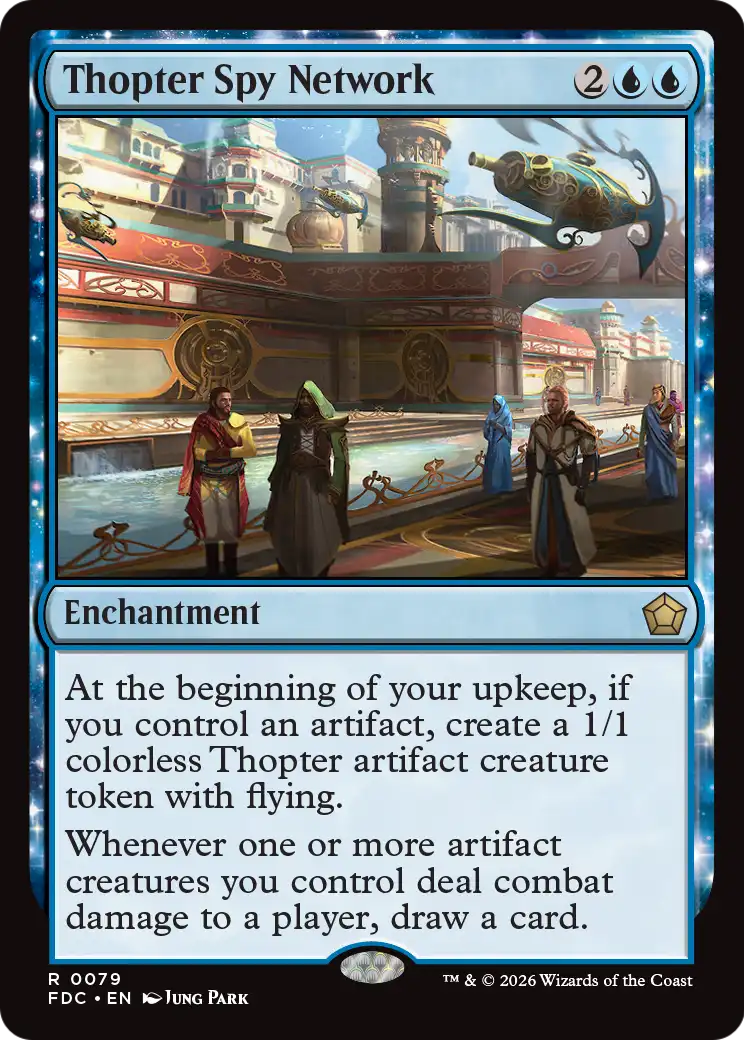 Thopter Spy Network [Foundations Commander] | Magic Magpie