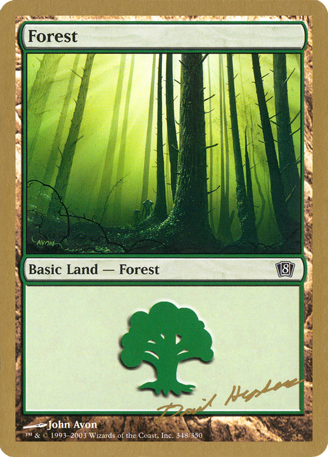 Forest (dh348) (Dave Humpherys) [World Championship Decks 2003] | Magic Magpie