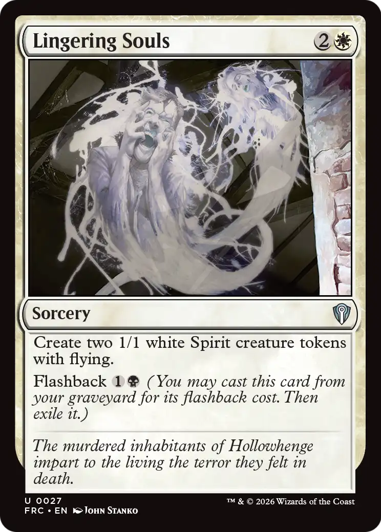 Lingering Souls [Reality Fracture Commander] | Magic Magpie
