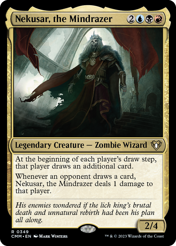 Nekusar, the Mindrazer [Commander Masters] | Magic Magpie