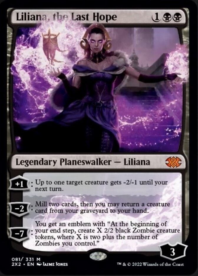 Liliana, the Last Hope [Double Masters 2022] | Magic Magpie