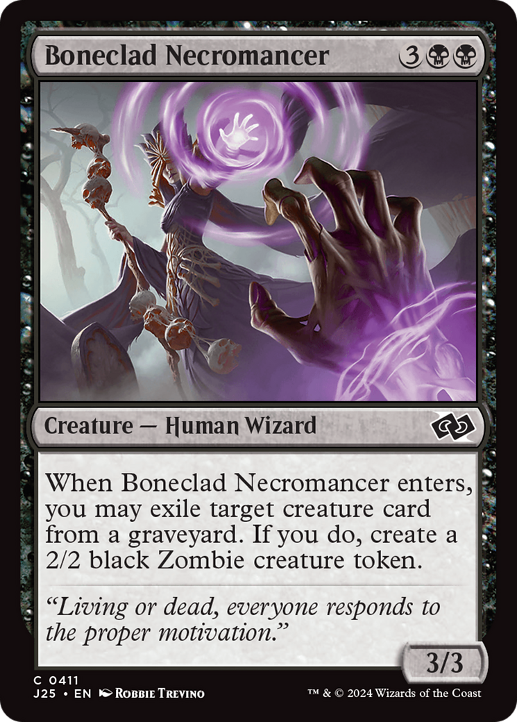 Boneclad Necromancer [Foundations Jumpstart] | Magic Magpie