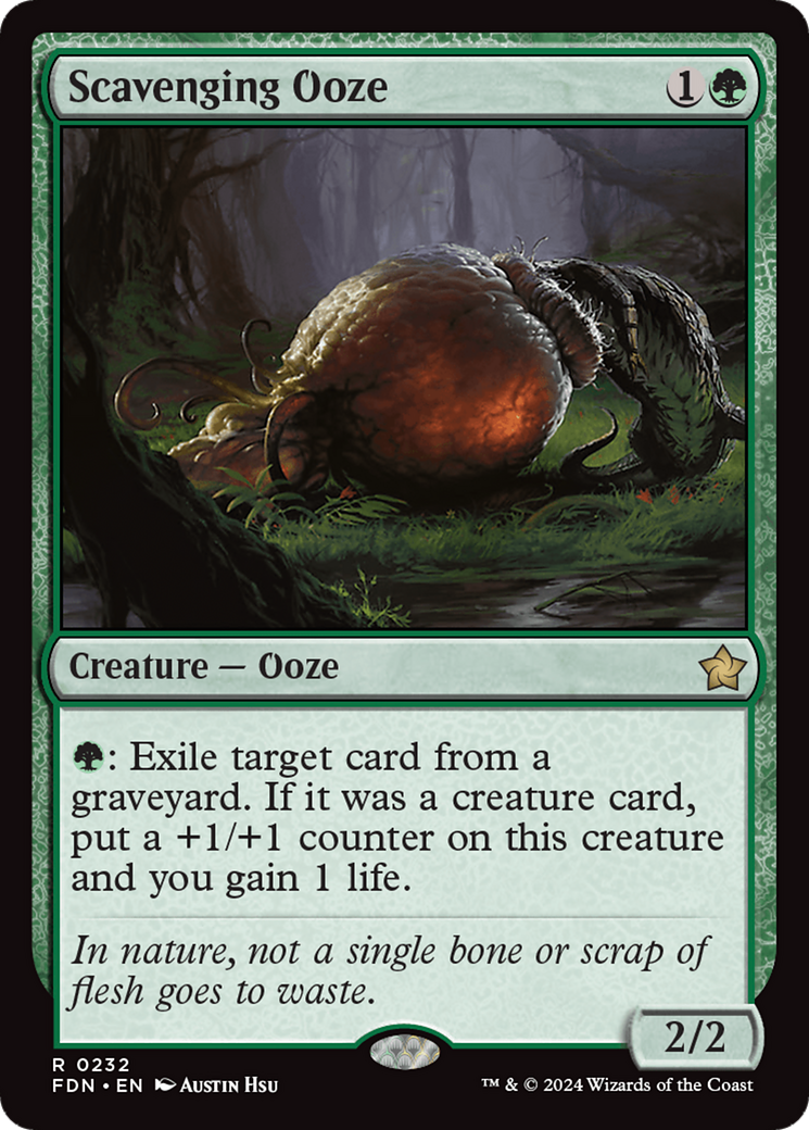 Scavenging Ooze [Foundations] | Magic Magpie