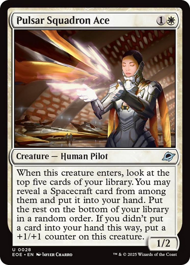 Pulsar Squadron Ace [Edge of Eternities] | Magic Magpie