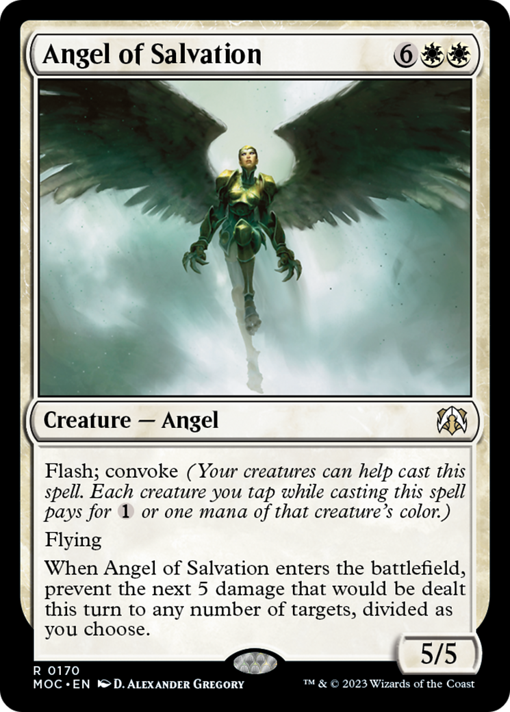 Angel of Salvation [March of the Machine Commander] | Magic Magpie