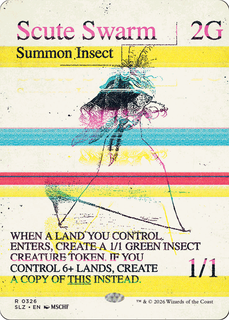 Scute Swarm (0326) [Secret Lair x MSCHF: The Zeta Set] | Magic Magpie