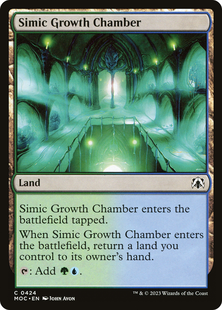 Simic Growth Chamber [March of the Machine Commander] | Magic Magpie