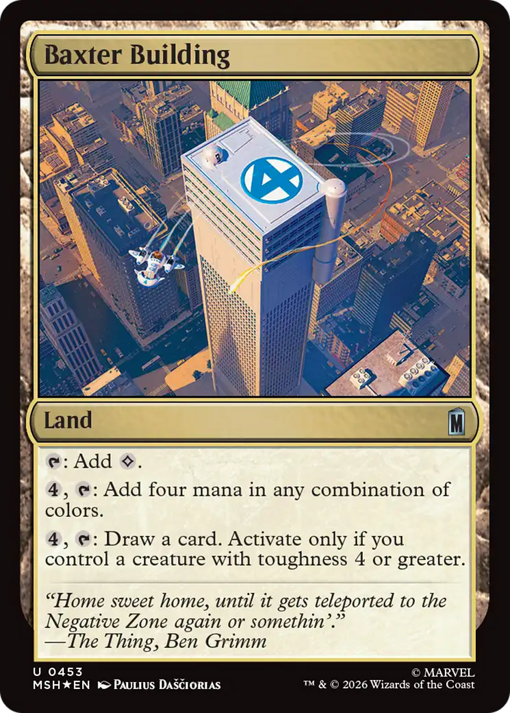 Baxter Building (Surge Foil) [Marvel Super Heroes] | Magic Magpie