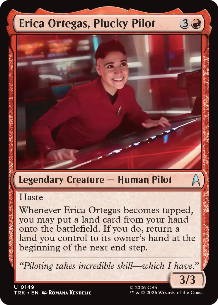 Erica Ortegas, Plucky Pilot [Star Trek] | Magic Magpie