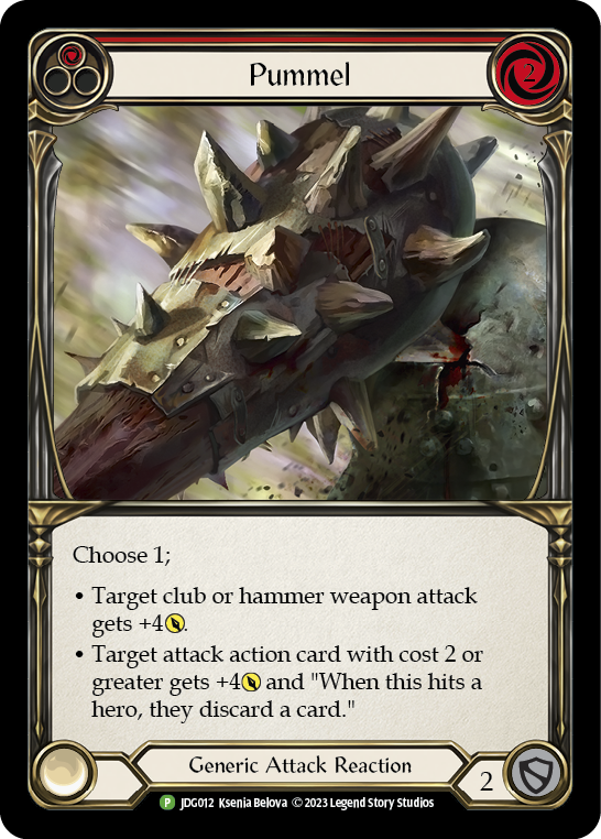 Pummel (Red) [JDG012] (Promo)  Cold Foil | Magic Magpie