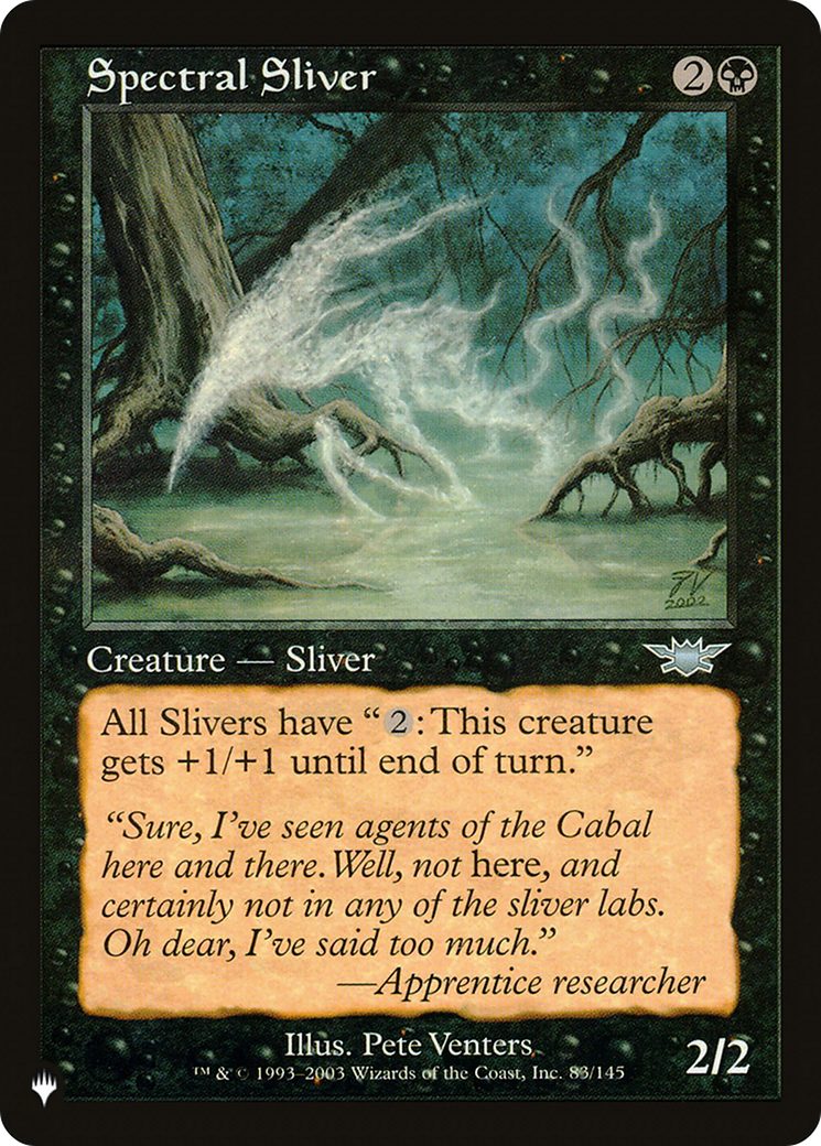 Spectral Sliver [The List Reprints] | Magic Magpie