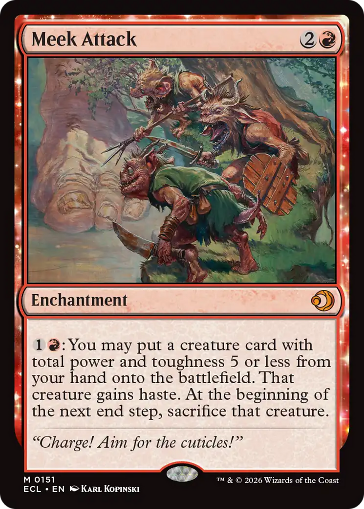 Meek Attack [Lorwyn Eclipsed] | Magic Magpie