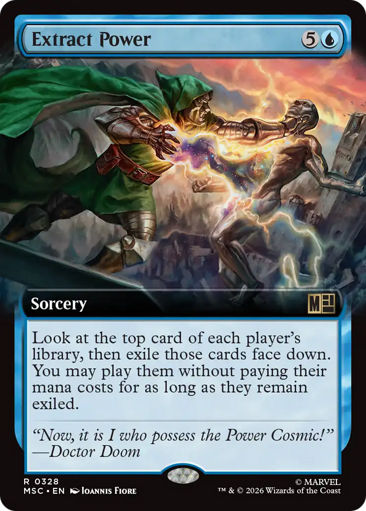 Extract Power (Extended Art) [Marvel Super Heroes Commander] | Magic Magpie