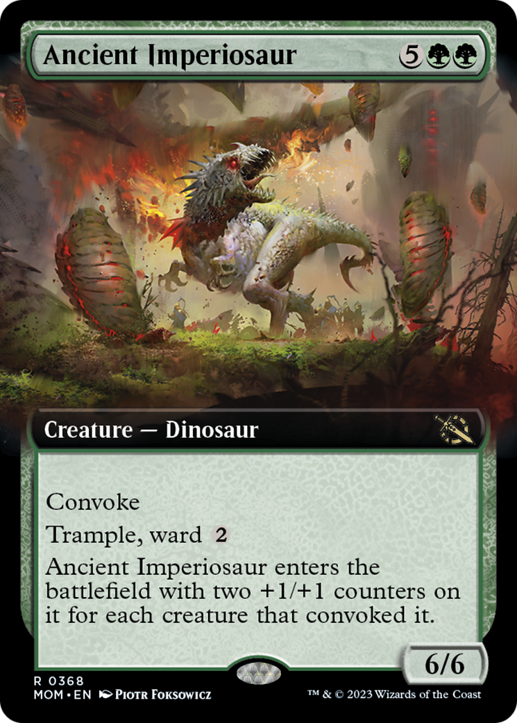 Ancient Imperiosaur (Extended Art) [March of the Machine] | Magic Magpie