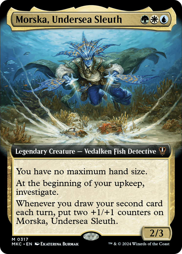 Morska, Undersea Sleuth (Extended Art) [Murders at Karlov Manor Commander] | Magic Magpie