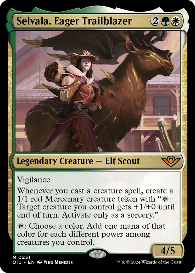 Selvala, Eager Trailblazer [Outlaws of Thunder Junction] | Magic Magpie