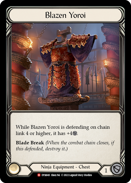 Blazen Yoroi [DYN045] (Dynasty) | Magic Magpie