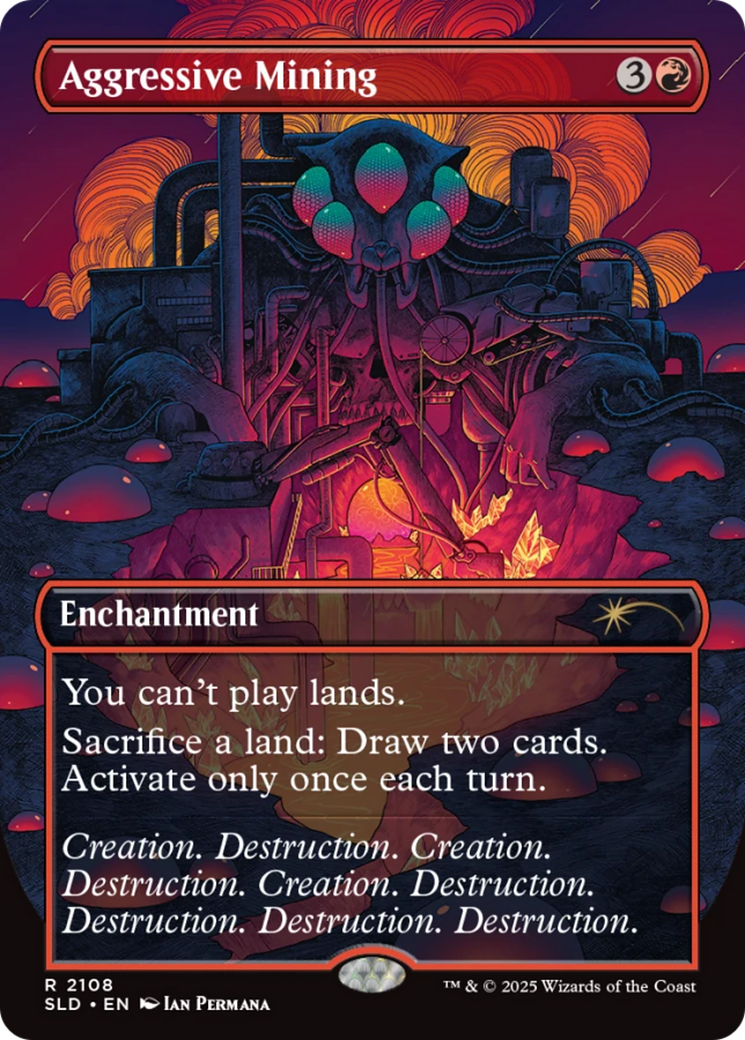 Aggressive Mining (Galaxy Foil) [Secret Lair Drop Series] | Magic Magpie