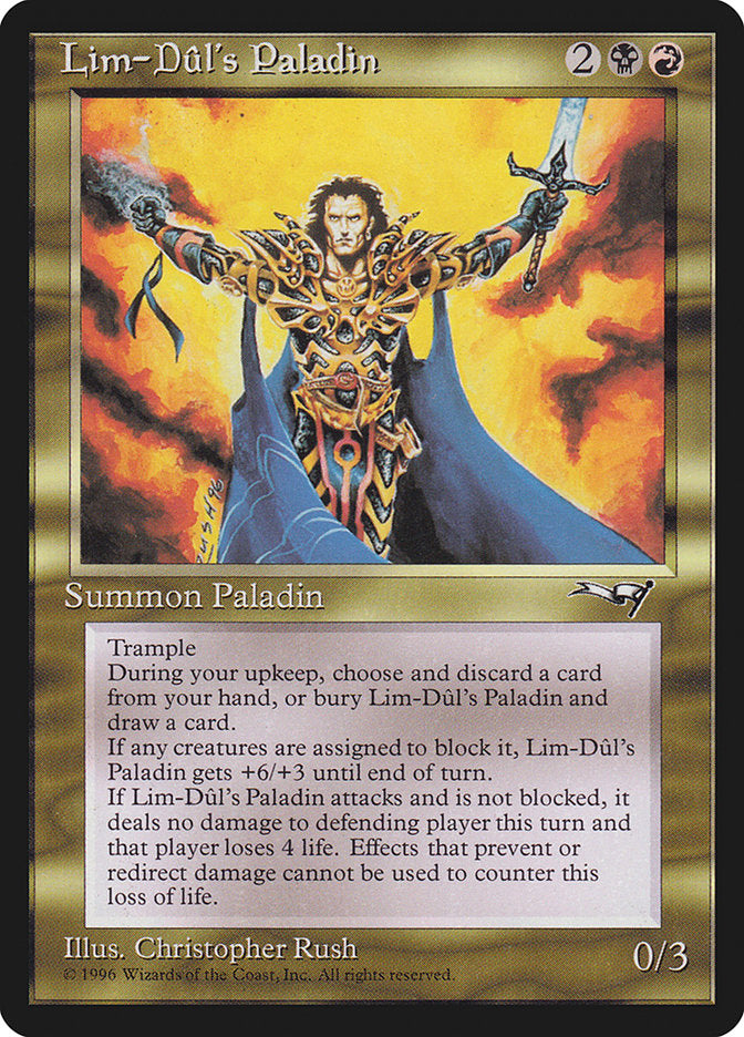 Lim-Dul's Paladin [Alliances] | Magic Magpie