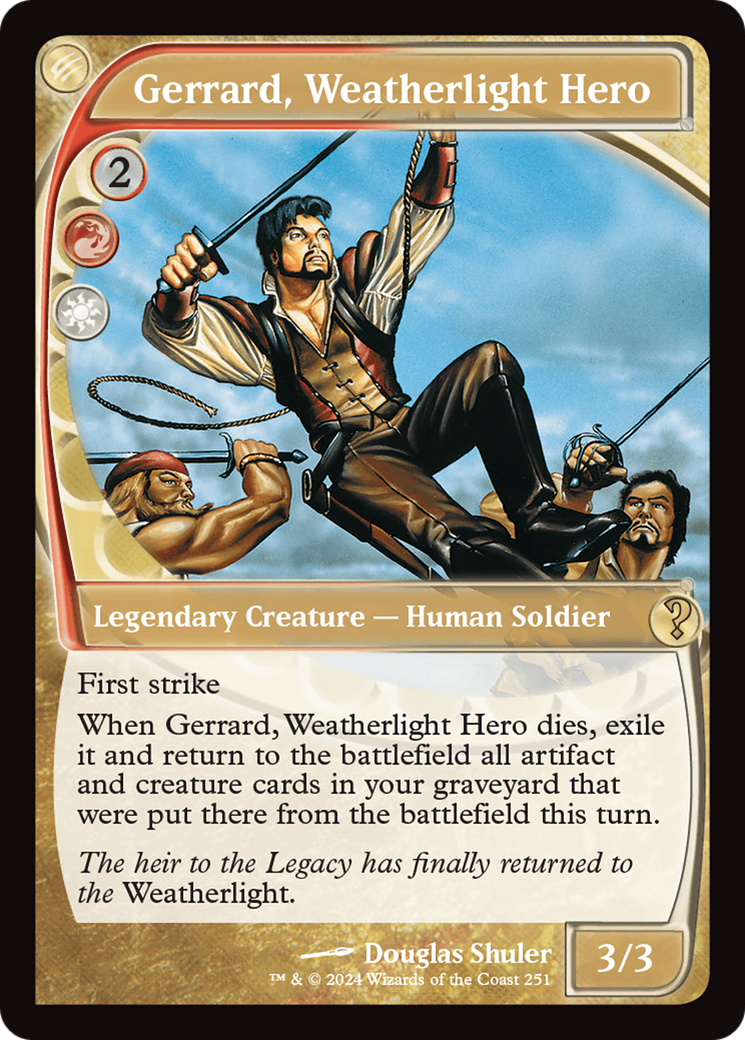 Gerrard, Weatherlight Hero (Future Sight) [Mystery Booster 2] | Magic Magpie