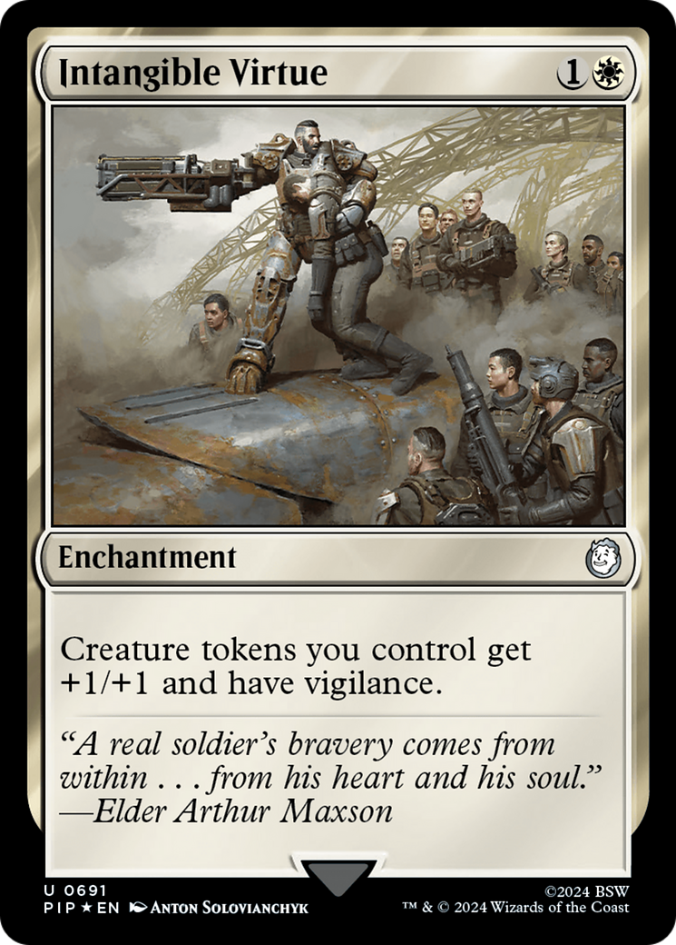 Intangible Virtue (Surge Foil) [Fallout] | Magic Magpie