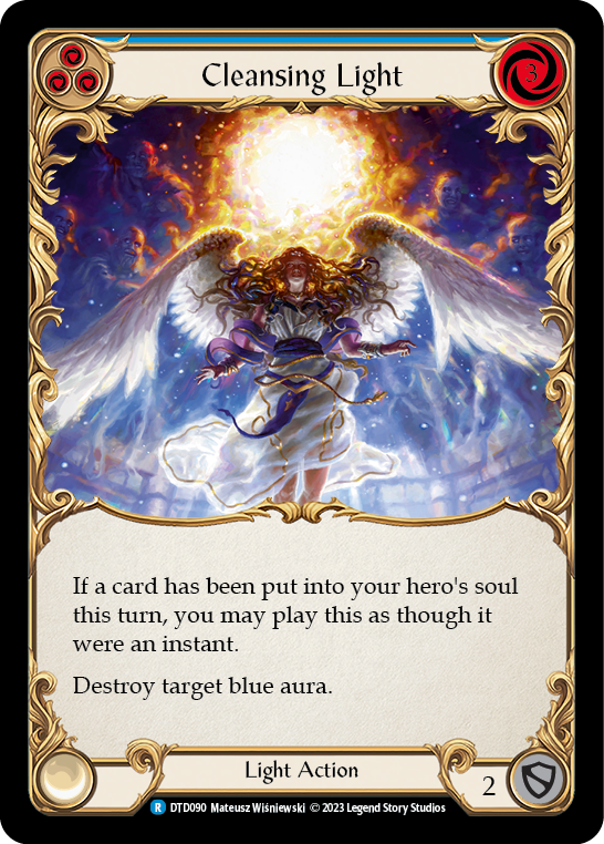 Cleansing Light (Blue) [DTD090] (Dusk Till Dawn)  Rainbow Foil | Magic Magpie